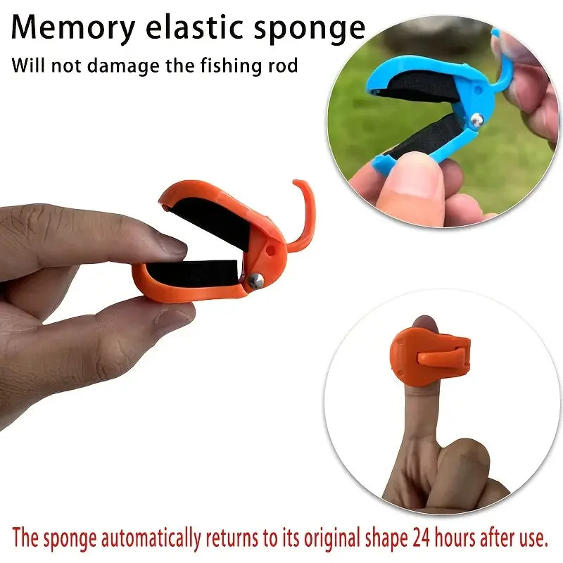 Quick-Attach Fishing Rod Clip